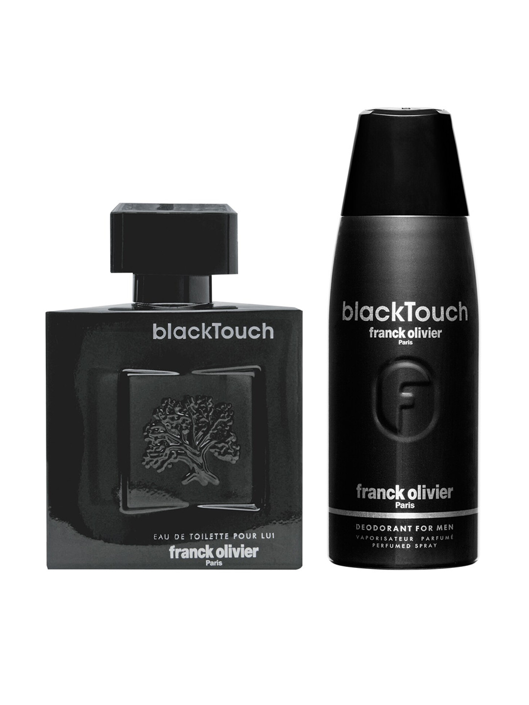 Franck Olivier Black Touch Men Eau de Toilette & Deodorant Spray Fragrance Virtual Gift Set