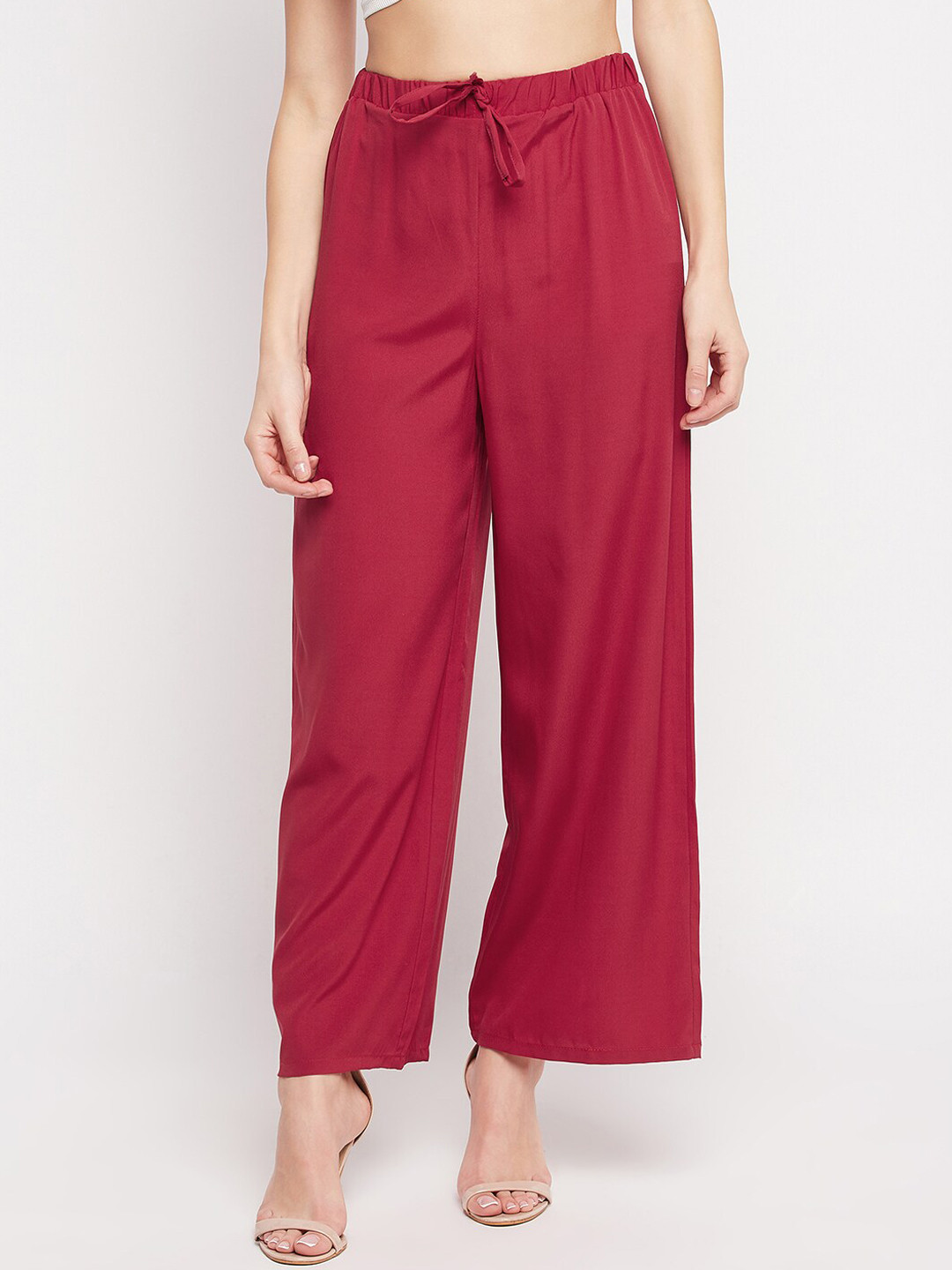 NABIA Women Relaxed High-Rise Trousers