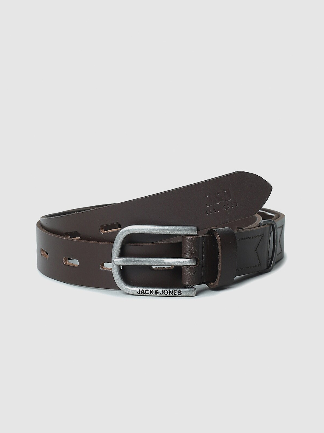 Jack & Jones Men Leather Formal Belt