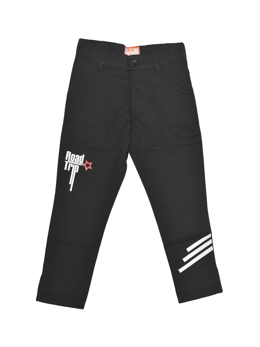 toothless Girls Printed Slim Fit Trousers