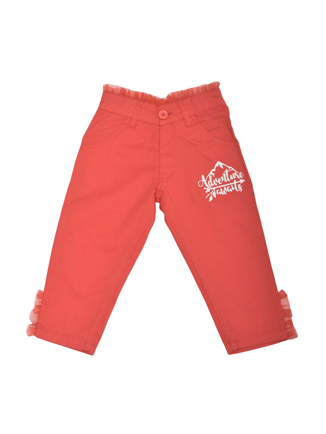 toothless Girls Printed Slim Fit Trousers