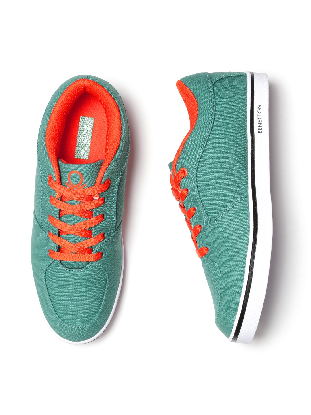 Buy United Colors Of Benetton Men Green Sneakers Casual Shoes