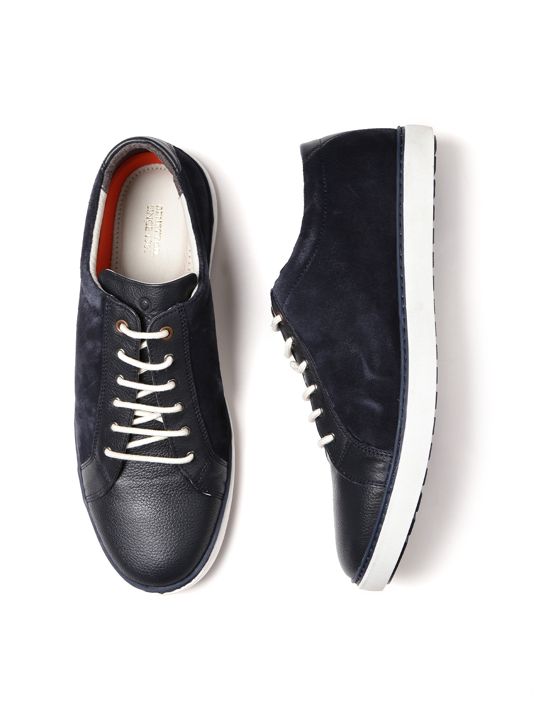 navy suede sneakers mens