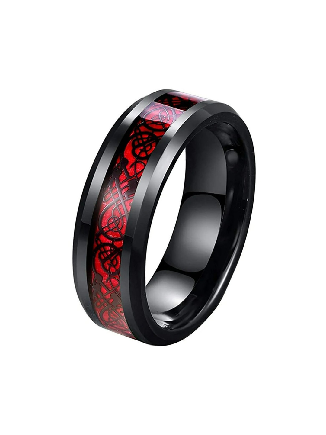 UNIVERSITY TRENDZ Men Rhodium-Plated Finger Ring