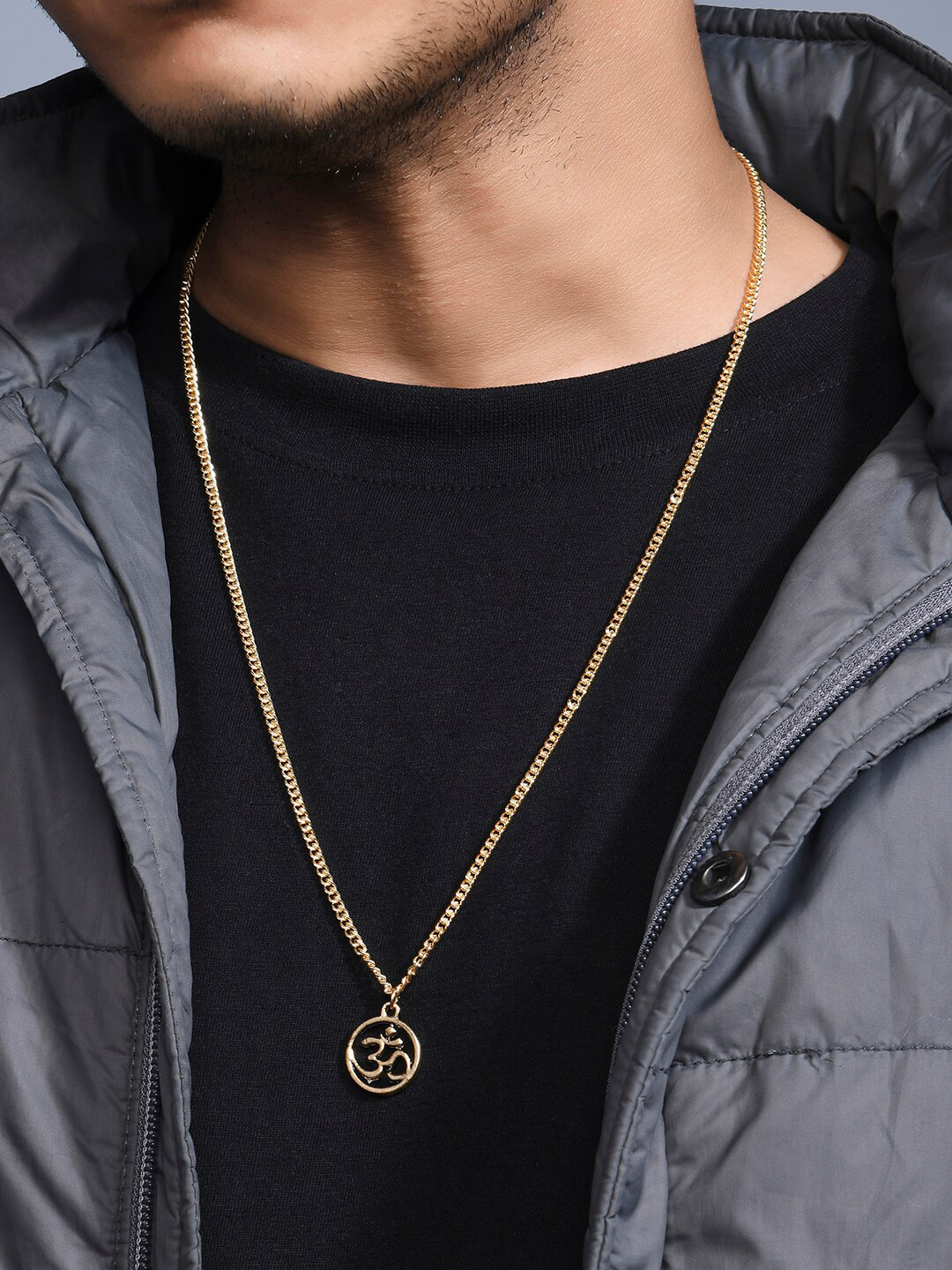 The Bro Code Men  Gold-Plated Necklace