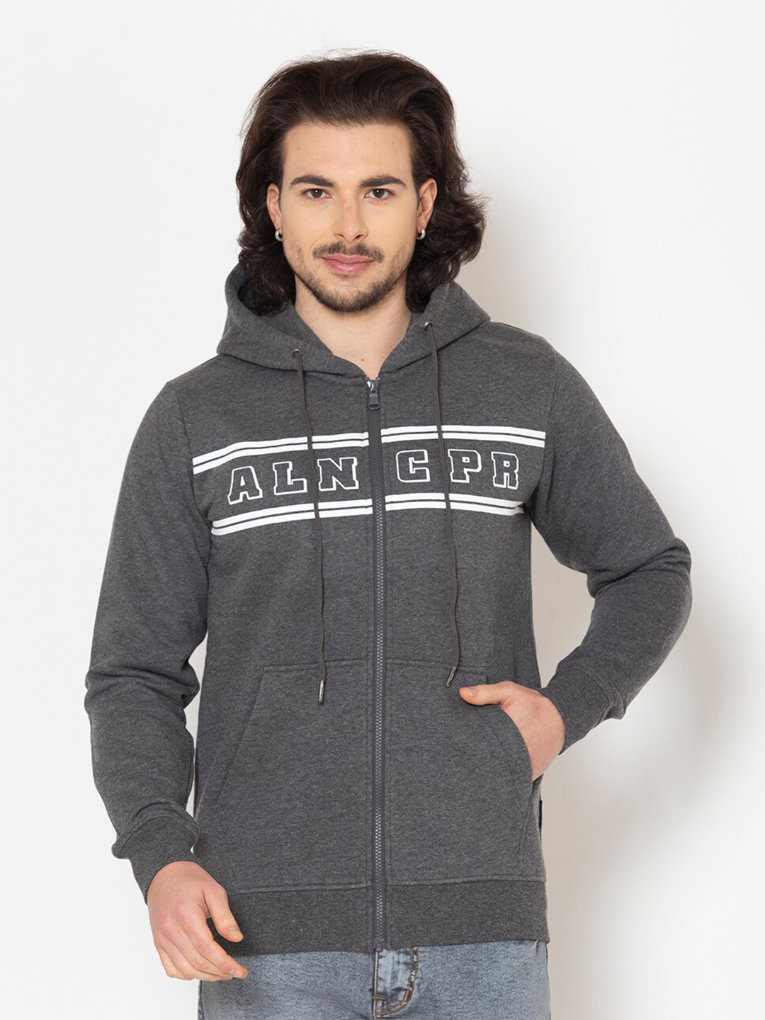 Allen Cooper Hooded Cotton Sweatshirt
