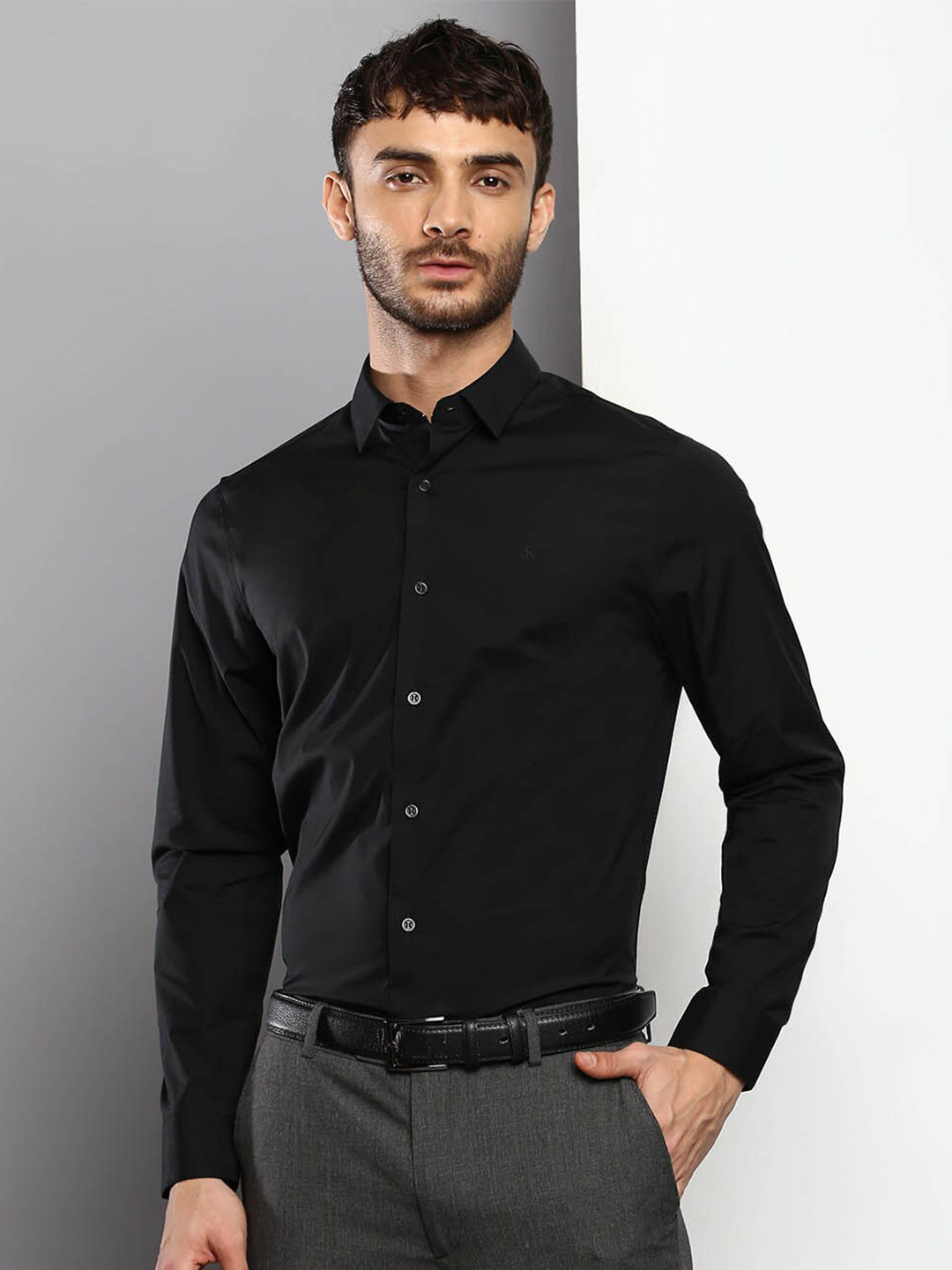 Calvin Klein Jeans Men Slim Fit Formal Shirt