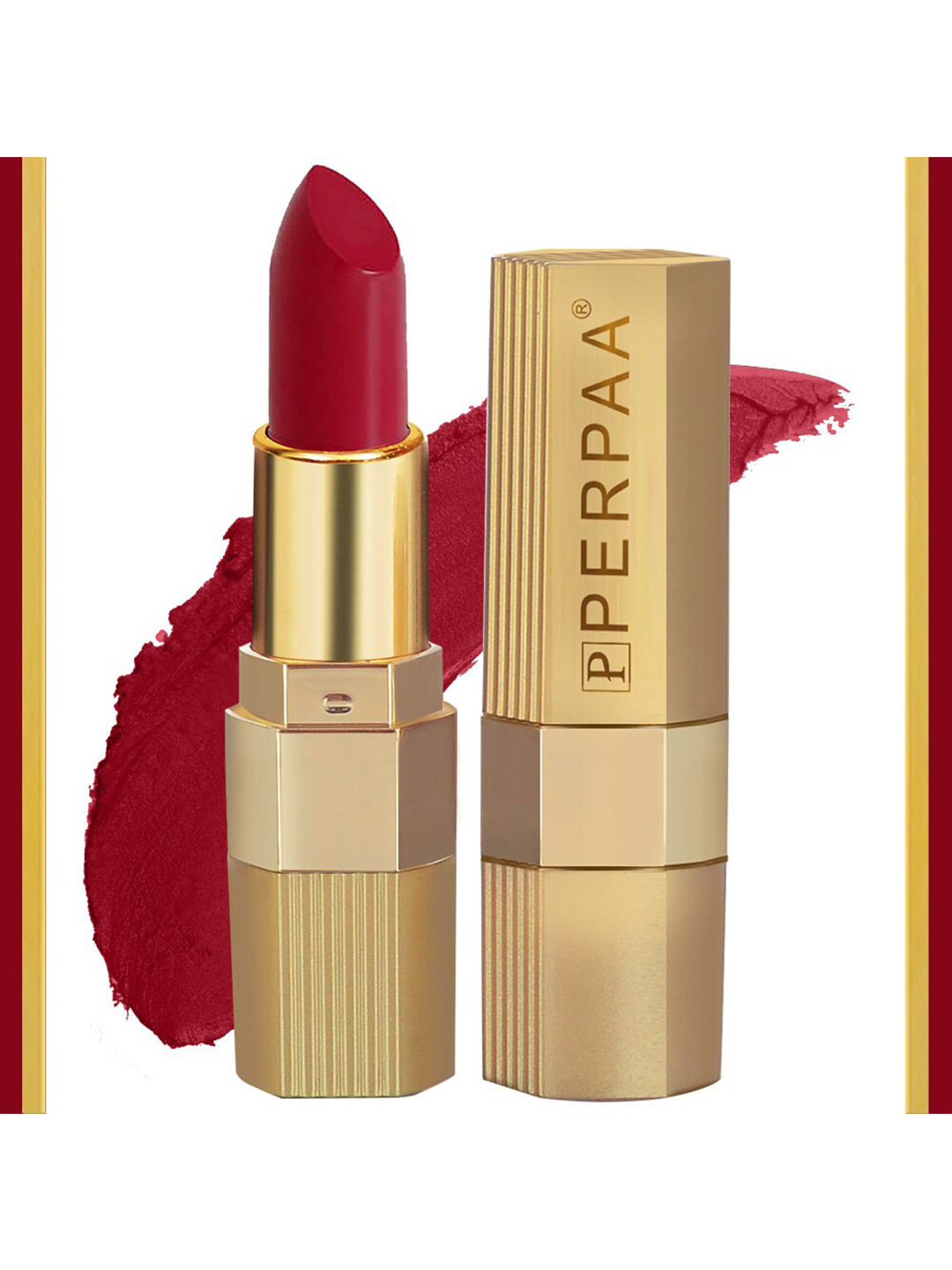 PERPAA Xpression Waterproof & Lightweight Matte Lipstick 3.5 g - Matte Apple Red 303