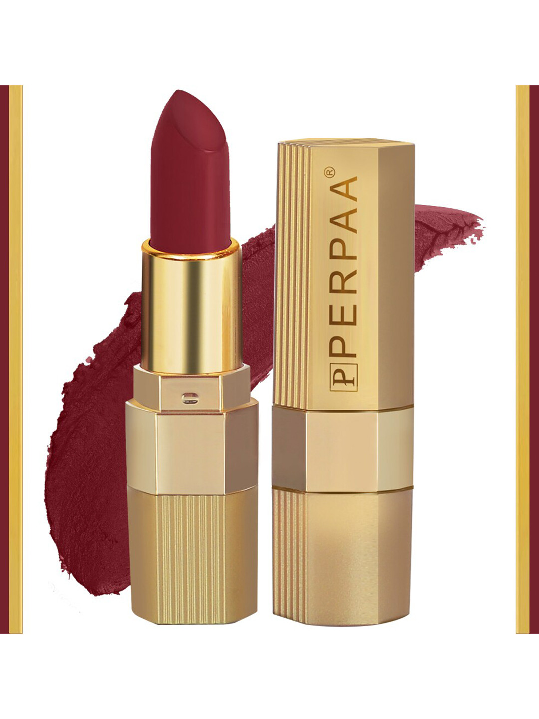 PERPAA Xpression Waterproof & Lightweight Matte Lipstick 3.5 g - Matte Maroon 304