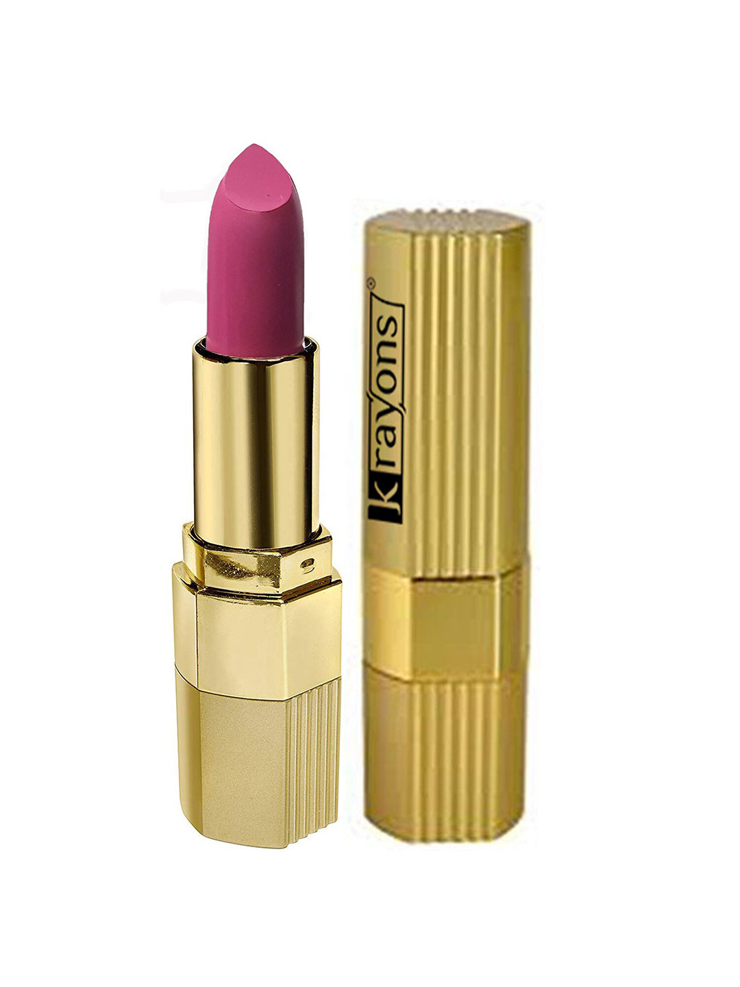 krayons Desire Matte Highly Pigmented & Long Lasting Lipstick 3.5g - Pink Mulberry 302