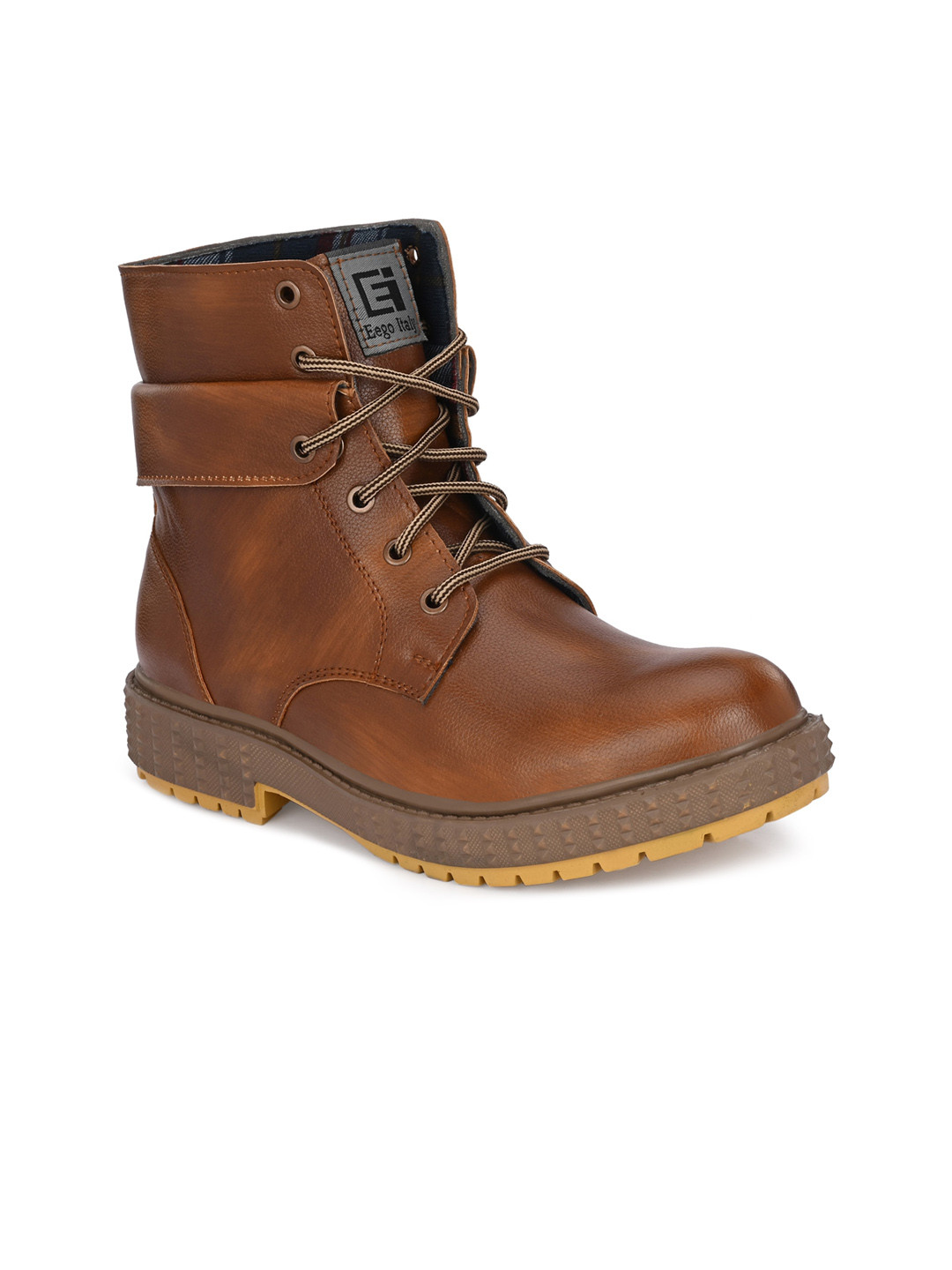 Eego Italy Men Mid-Top Lace-Up Regular Boots