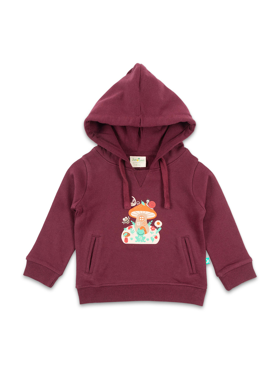 JusCubs Girls Cotton Printed Hooded Sweatshirt