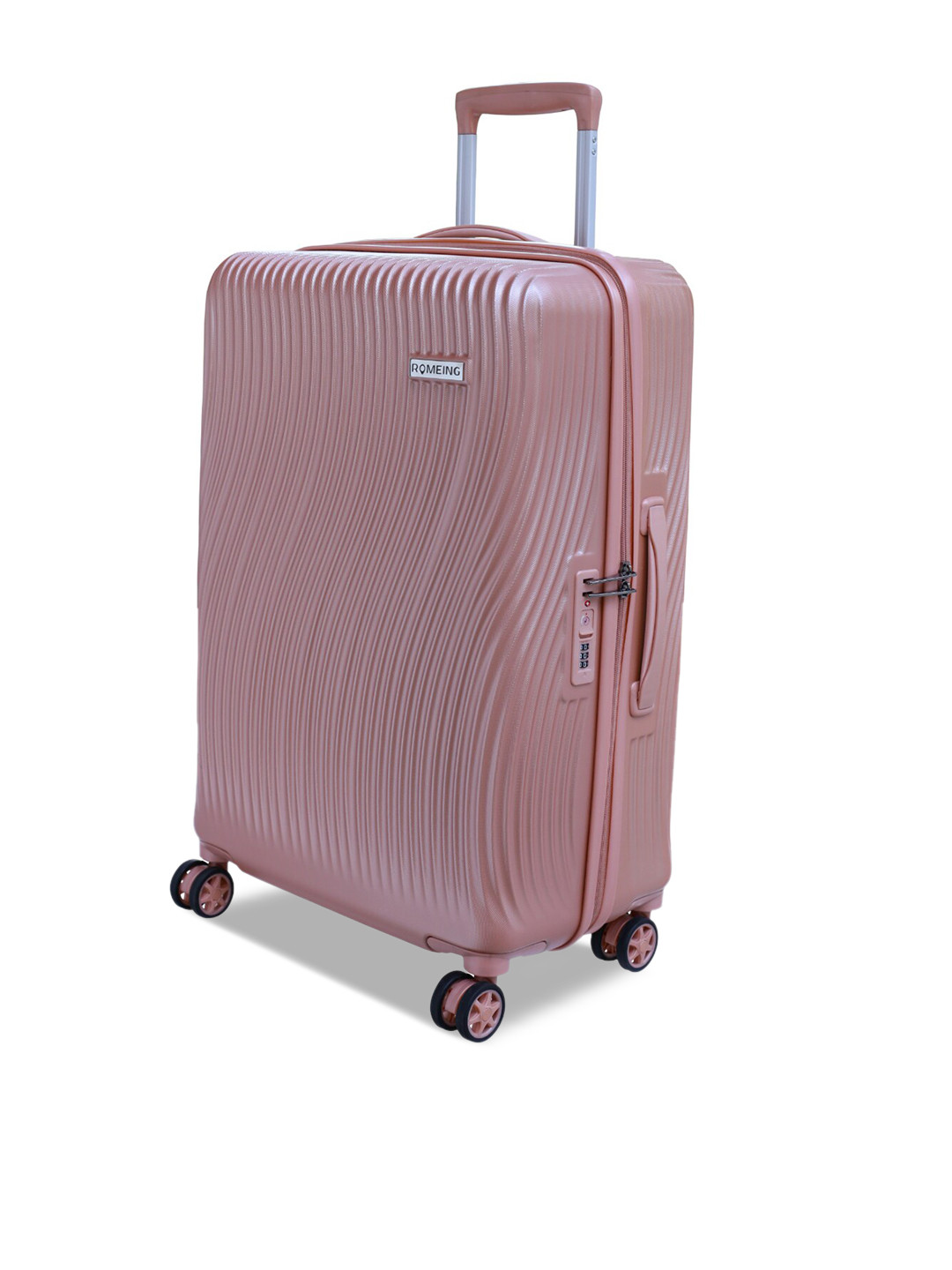 ROMEING Milano Textured Hard-Sided Medium Trolley Suitcase