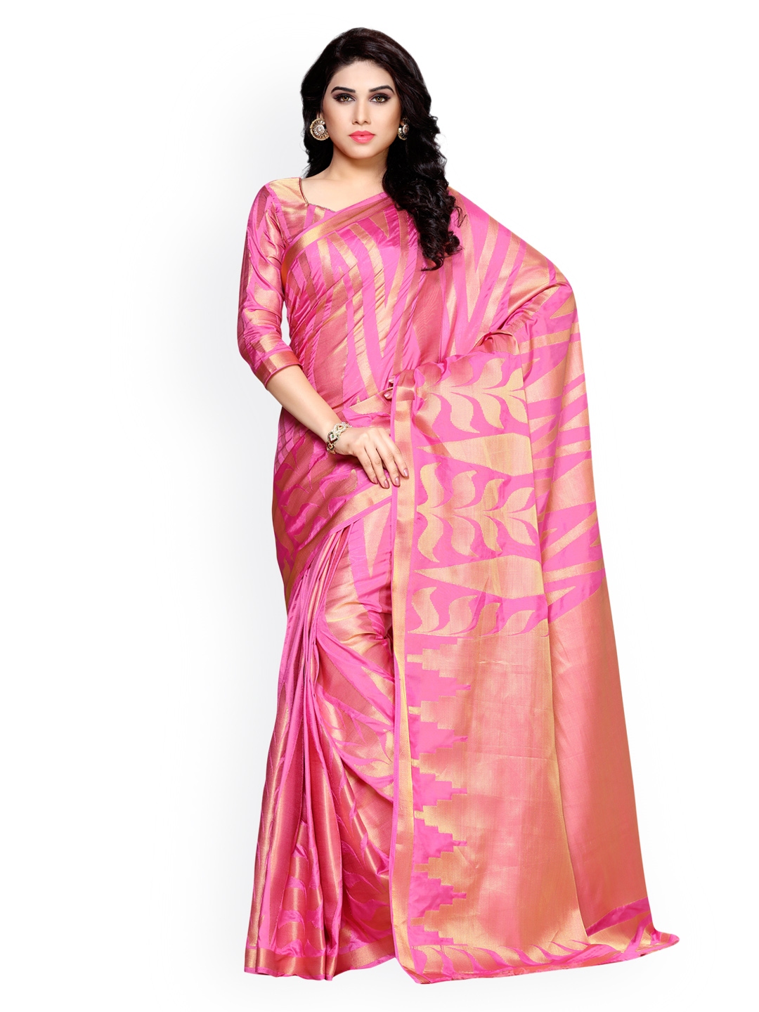 Myntra kanjivaram saree best sale