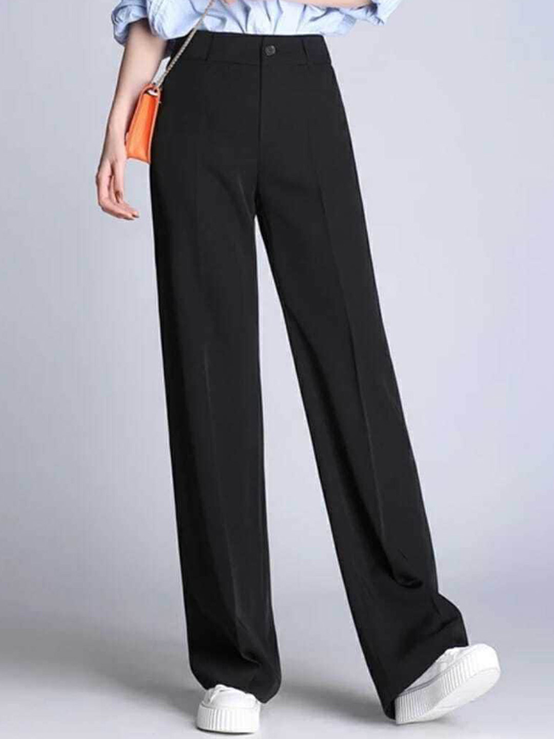 BROADSTAR Women Pleated Korean Pants