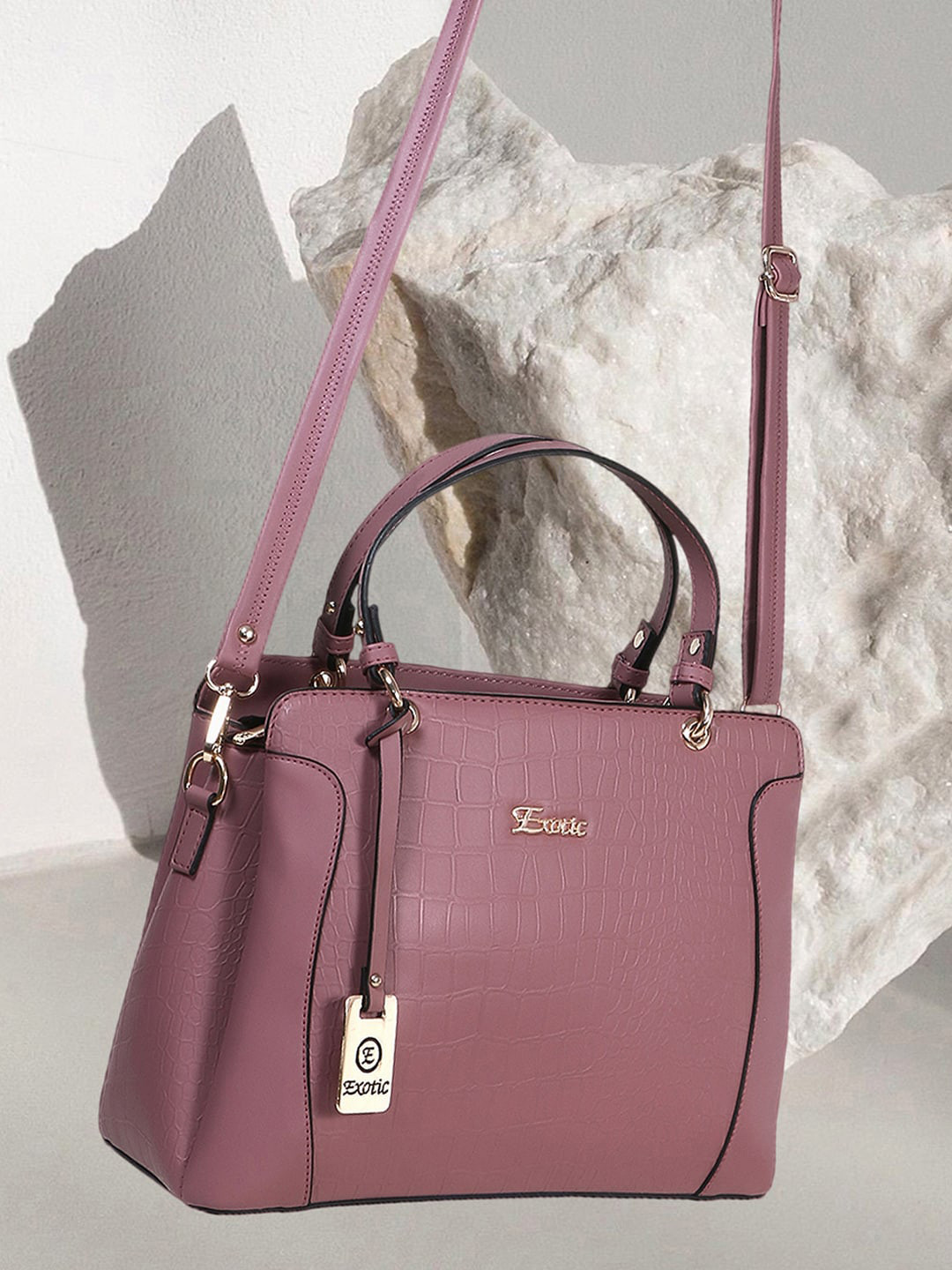 Exotic Structured Handheld Bag