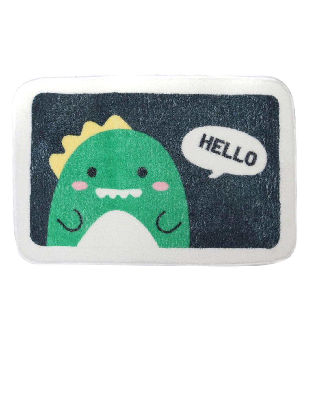 Yellow Bee Green & White Dino Anti-Skid Doormat