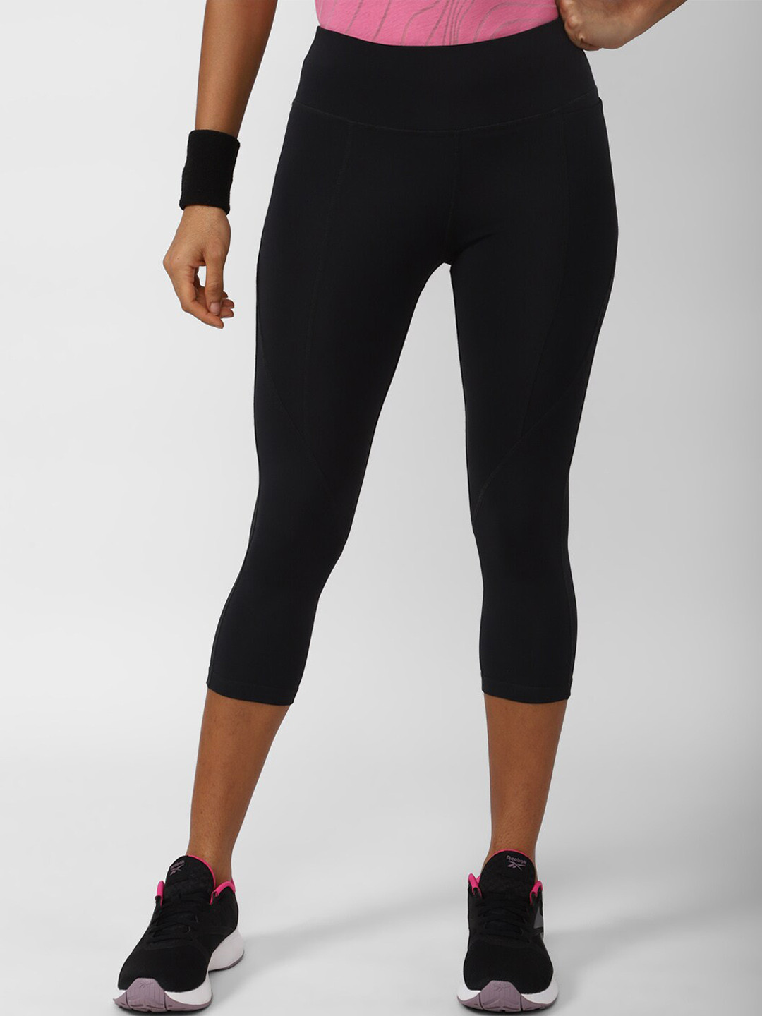 Reebok Women Mid-Rise Calf-Length Training Tights