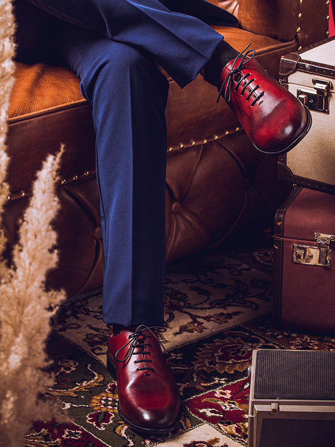 Saint G Men Leather Formal Oxfords