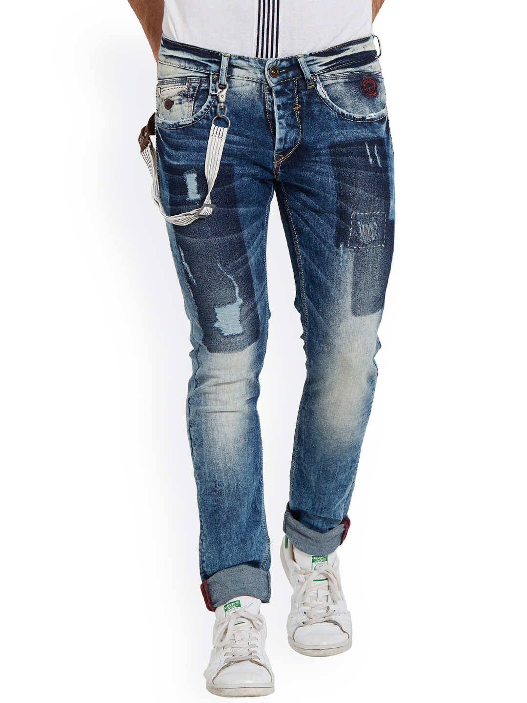 spykar ripped jeans