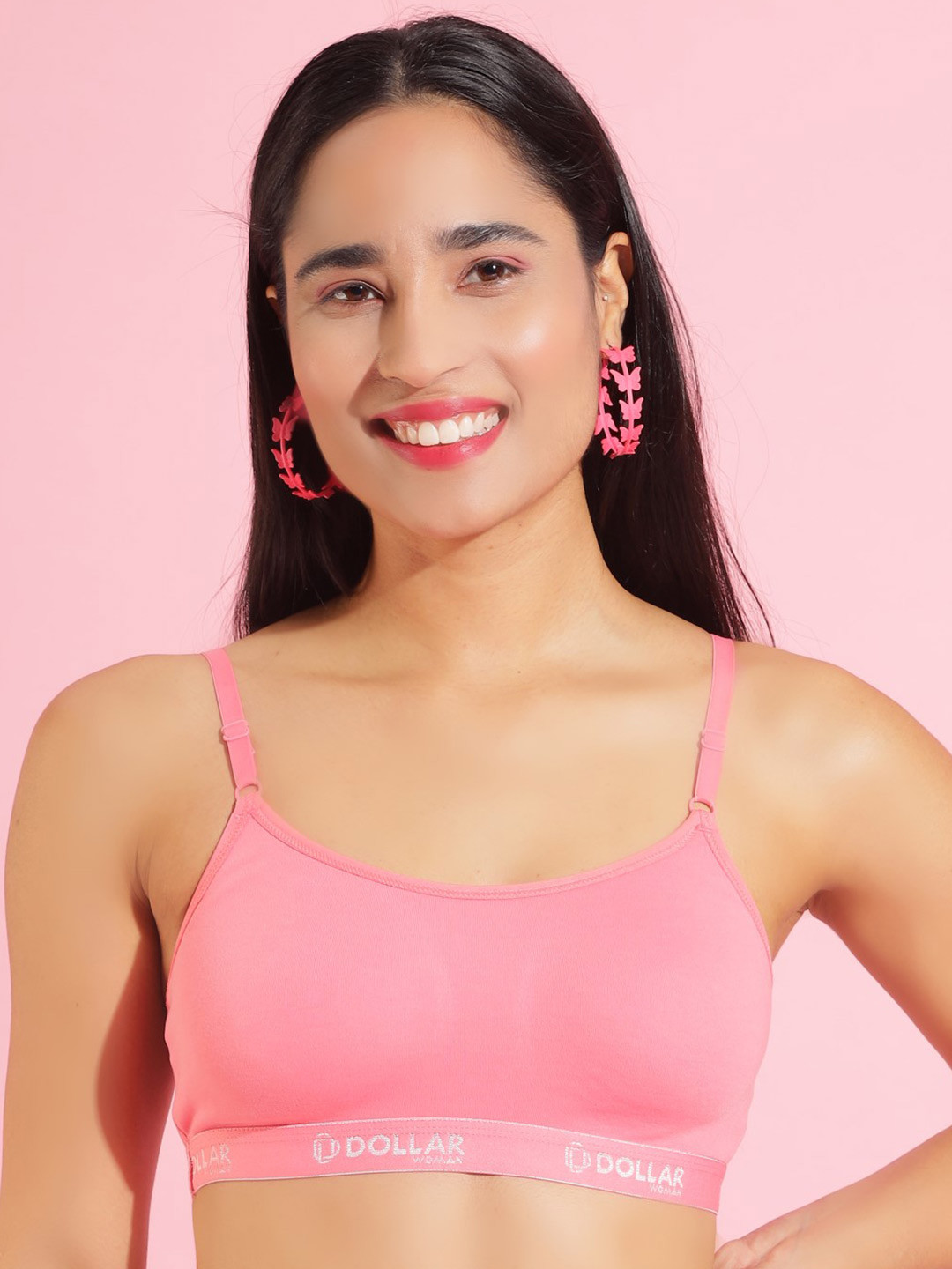 Dollar Missy Pack of 2 Cotton Wire-Free Beginners Bra