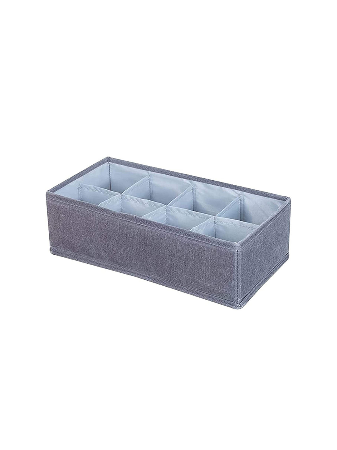 HOUSE OF QUIRK Grey 8 Grids Foldable Closet Organizer