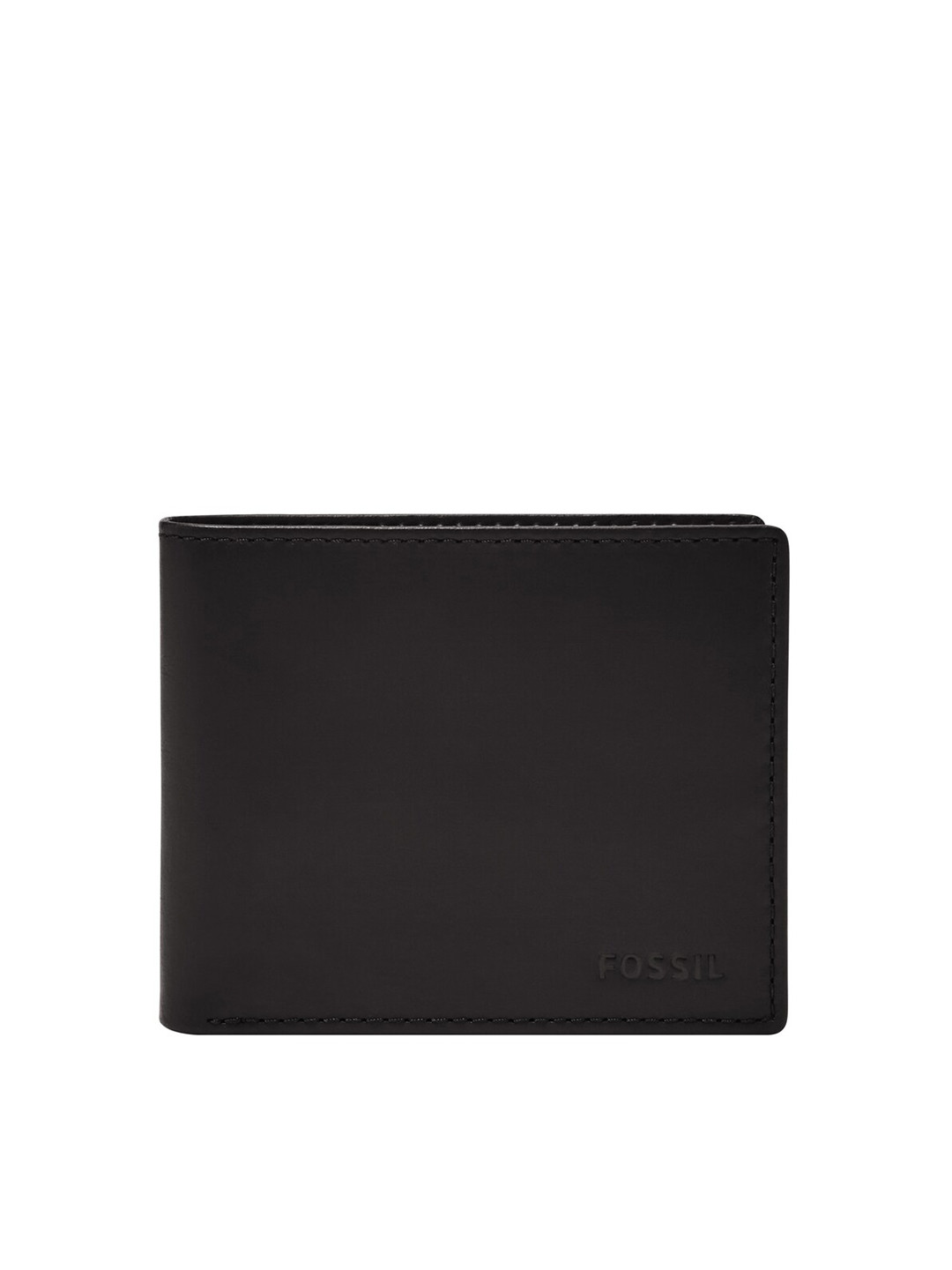 Fossil Men Leather Two Fold Wallet