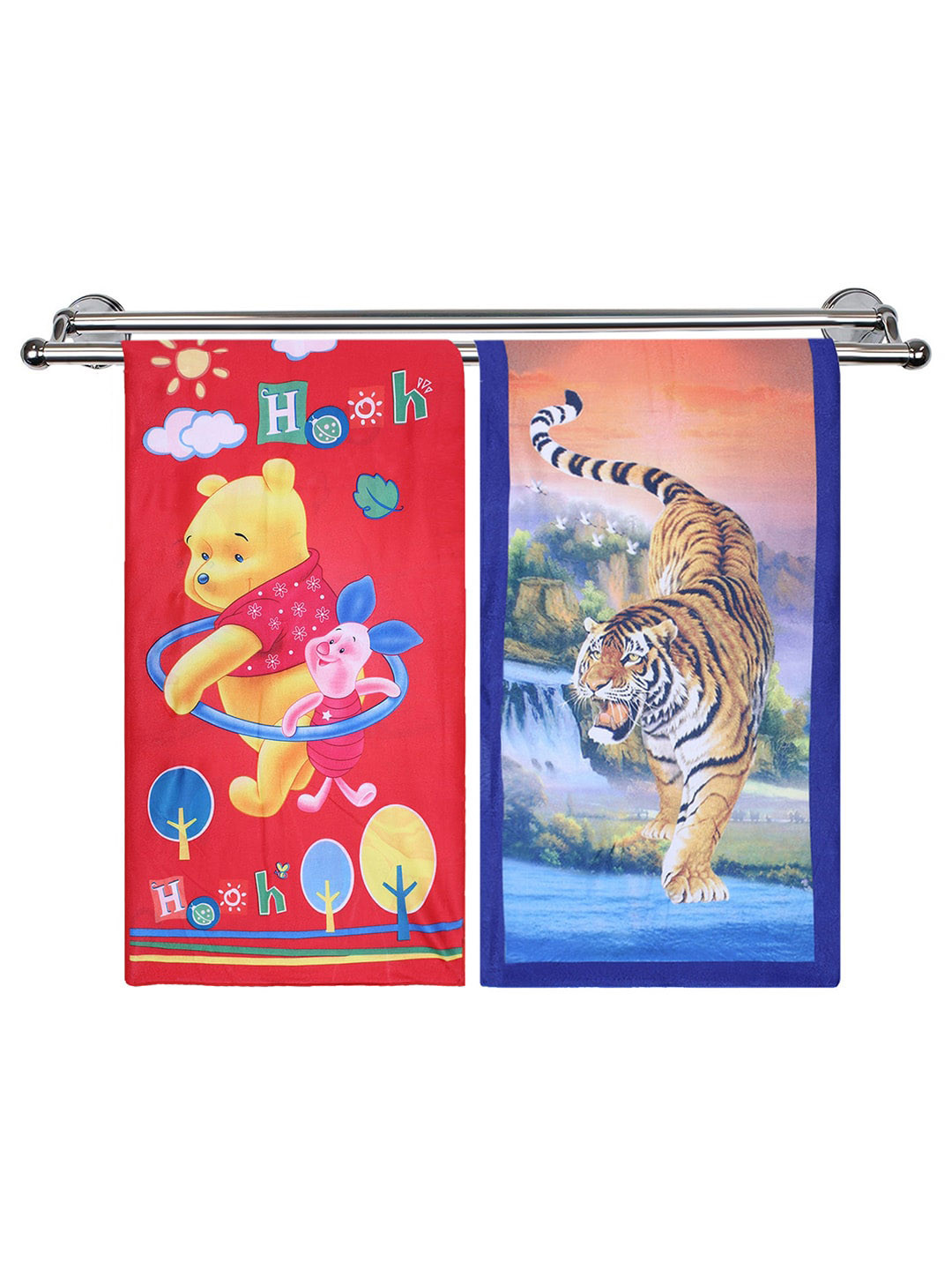 Kuber Industries Kids Set Of 2 Printed Baby Towels
