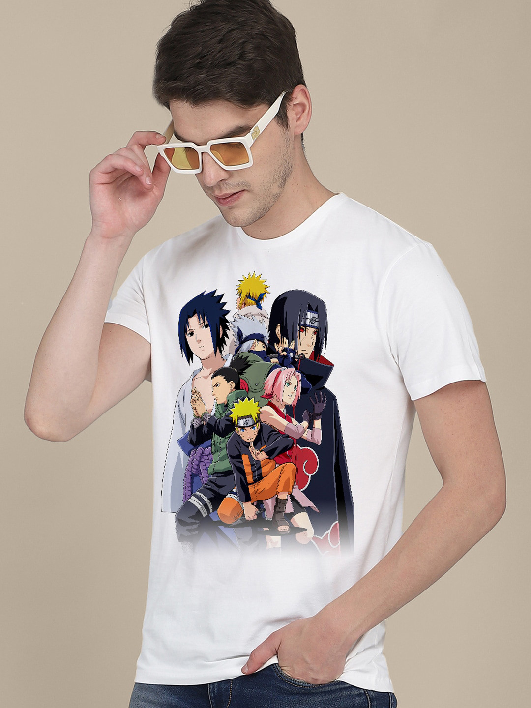 Free Authority Naruto Printed T-shirt