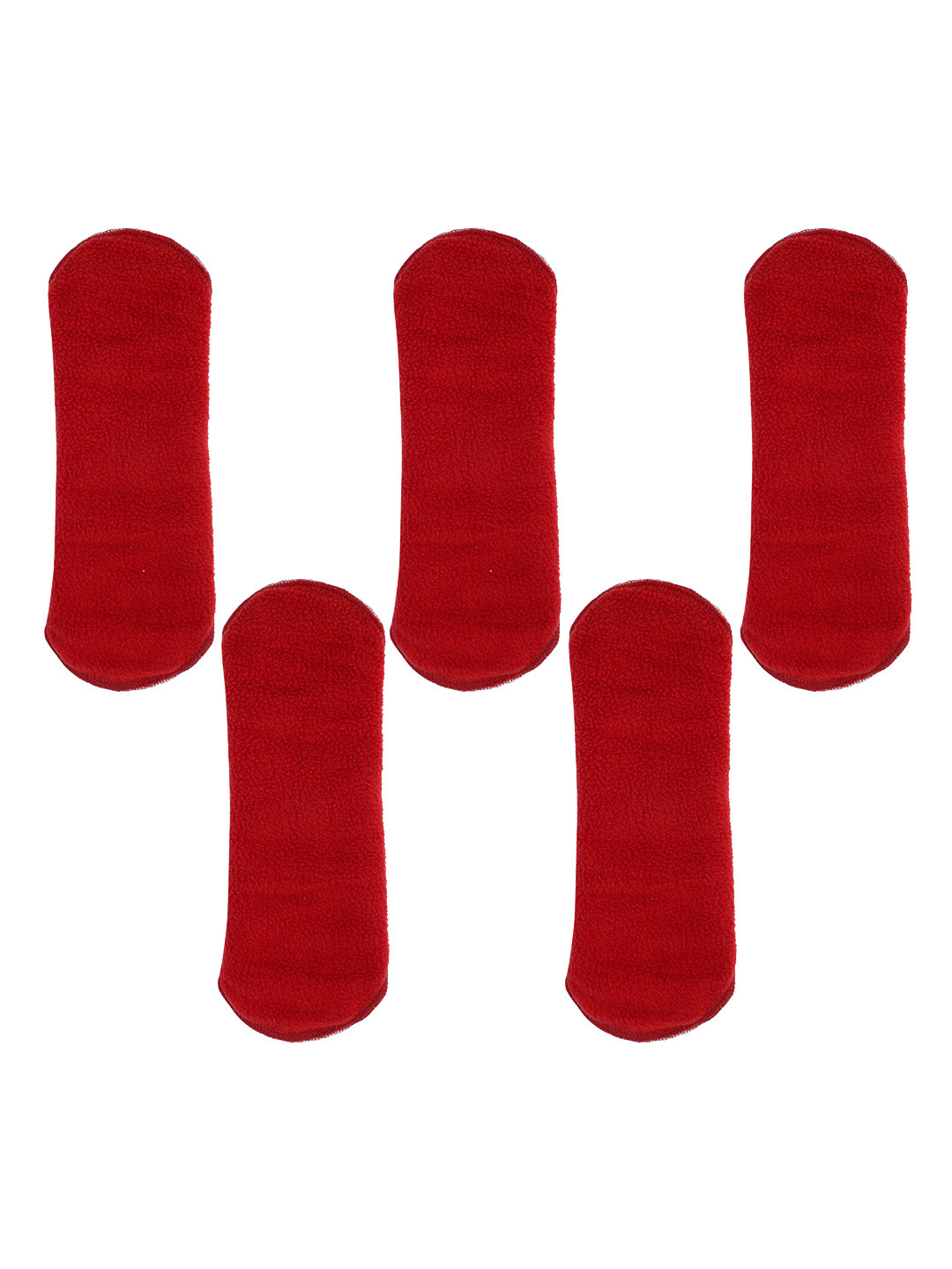 CareDone Set Of 5 Very Absorbent No Leak Cotton Reusable Sanitary Cloth Pads