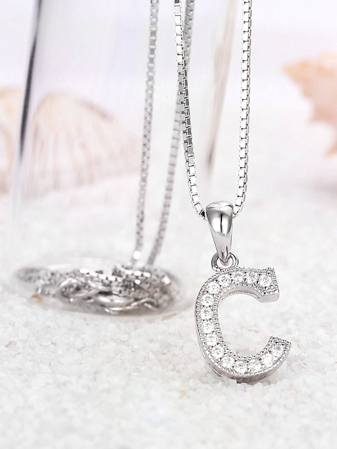 Young & Forever Sterling Silver Silver-Plated Necklace