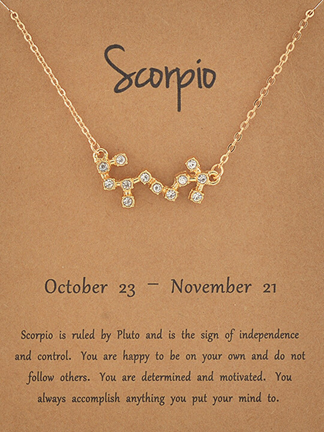 Young & Forever Brass Gold-Plated Necklace