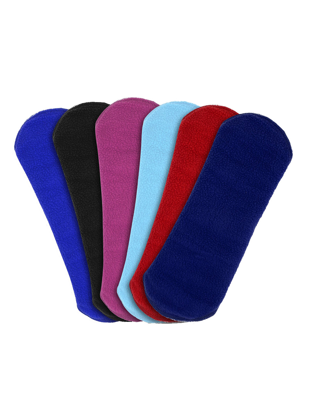 CareDone Set of 6 Ultra Thin 4-Layered Rash Free Reusable Sanitary Cloth Pads - XL