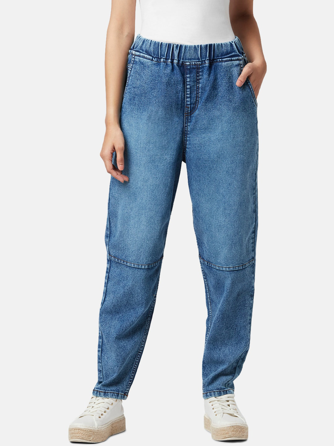 YU by Pantaloons Women Light Fade Cotton Jeans