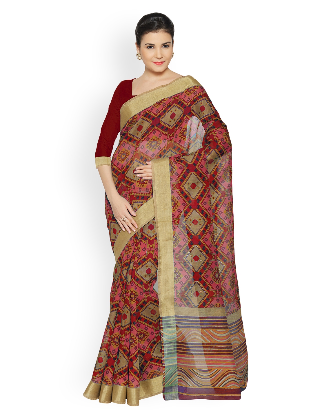 Myntra bhagalpuri shop silk sarees