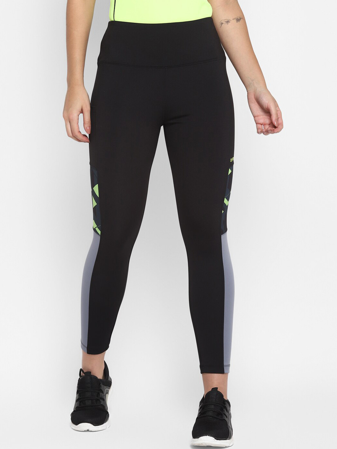 OFF LIMITS Women Logo Printed Antimicrobial Tights