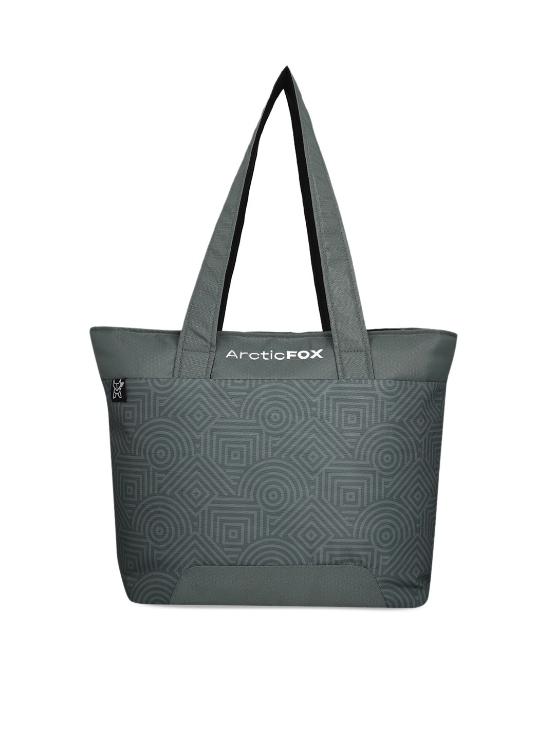 Arctic Fox Geometric Printed Structured Shoulder Bag