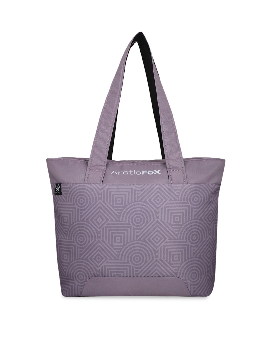 Arctic Fox Geometric Printed Structured Shoulder Bag