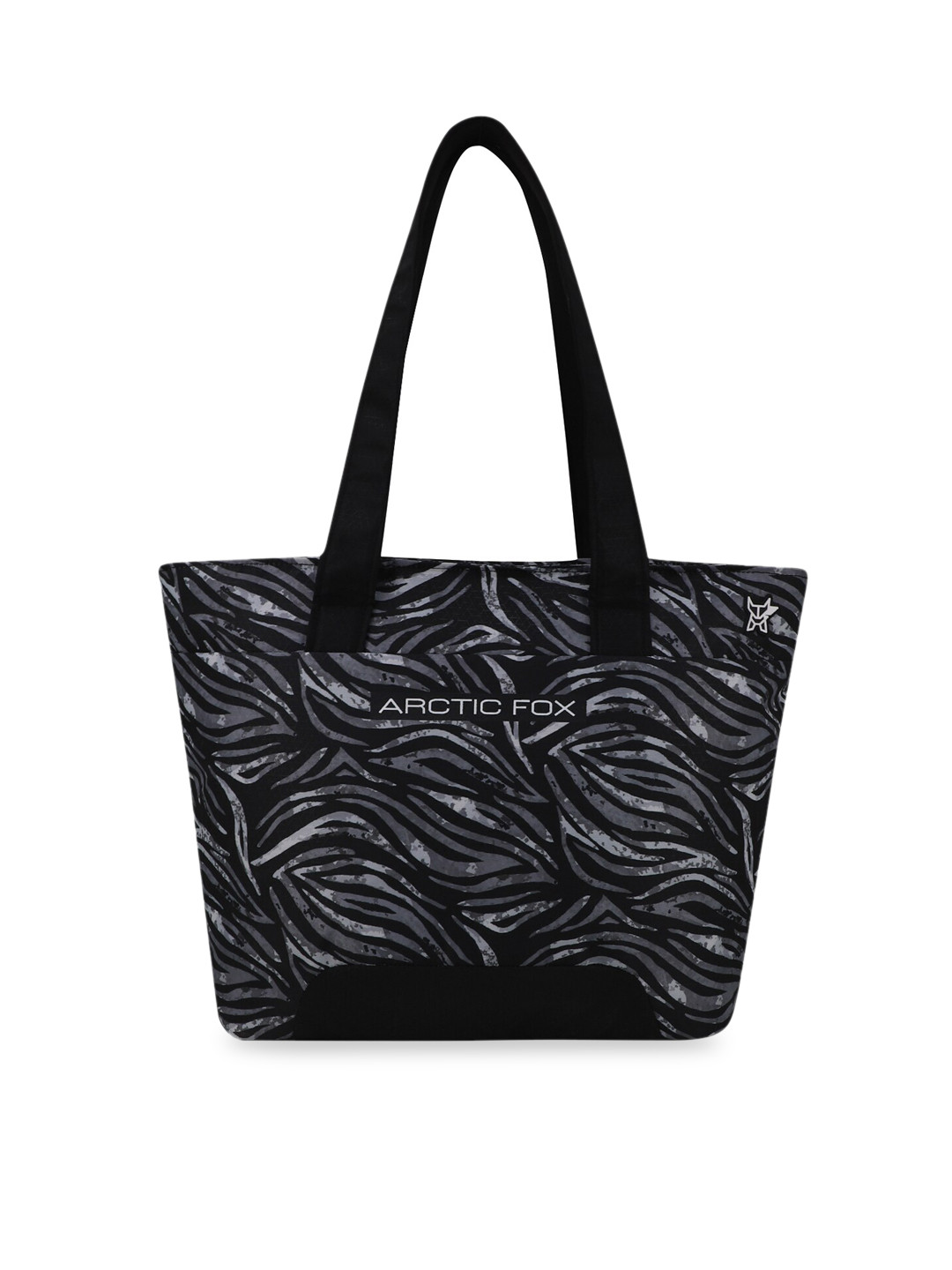 Arctic Fox Printed Oversized Structured Handheld Bag