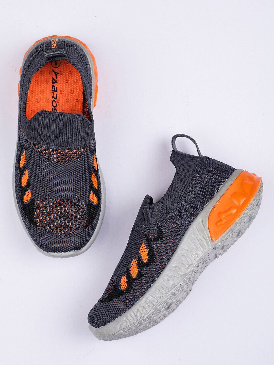 ABROS Boys Air Mesh Walking Slip on Shoes