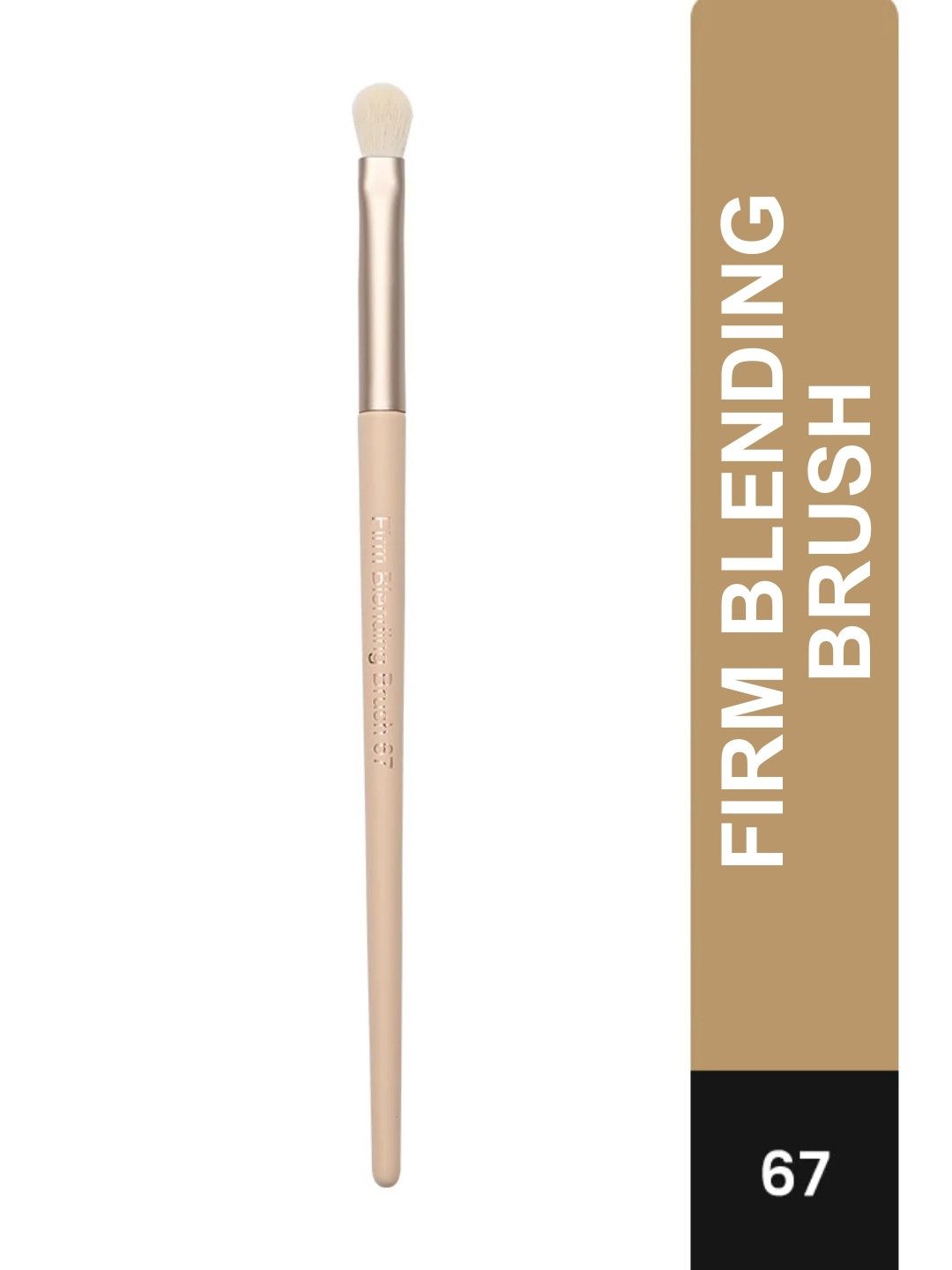 Milagro Beauty Firm Blending Brush 67, For Powder & Cream Eye Makeup
