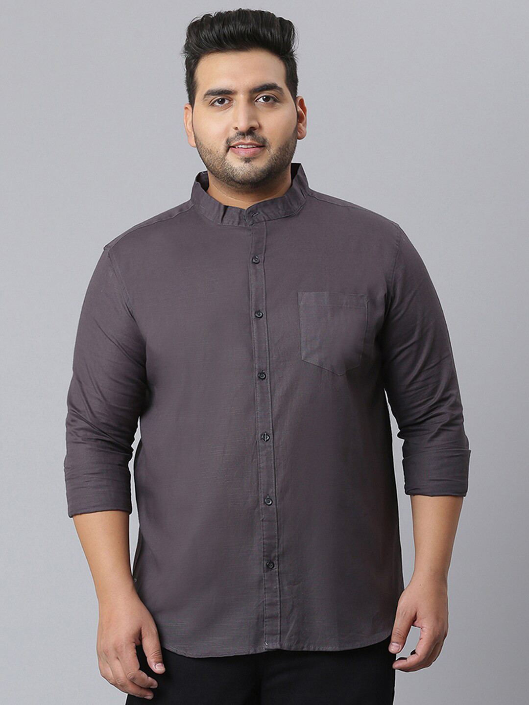 Instafab Plus Men Plus Size Classic Cotton Casual Shirt