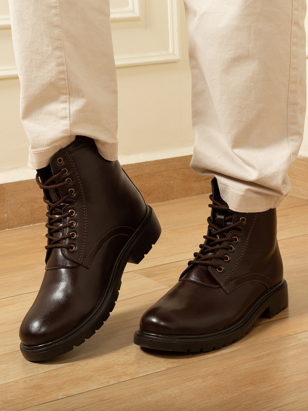 Big Fox Men Ankle Length Hiking Lace-Ups Boots