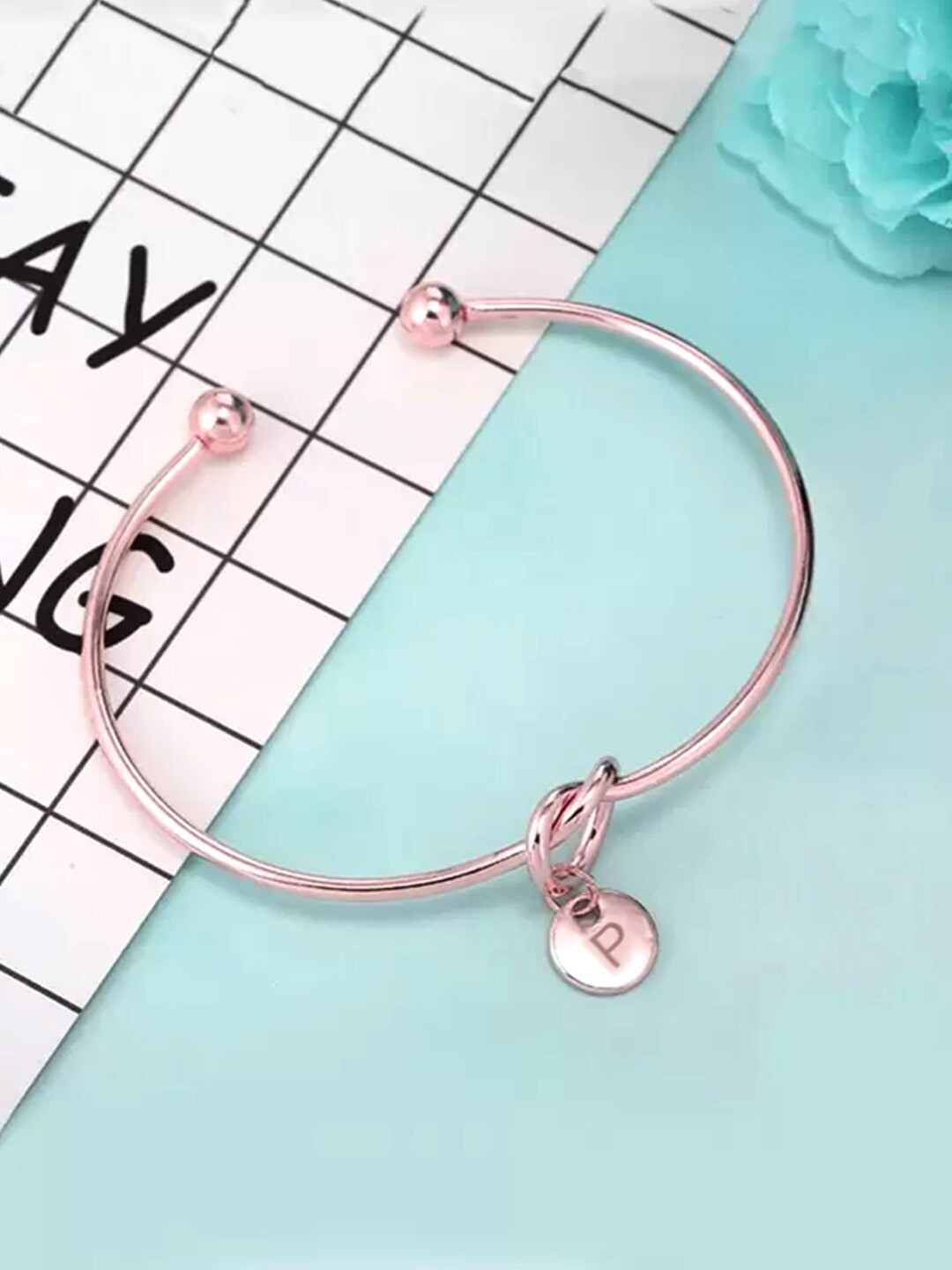 Yellow Chimes Women Rose Gold-Plated Cuff Bracelet