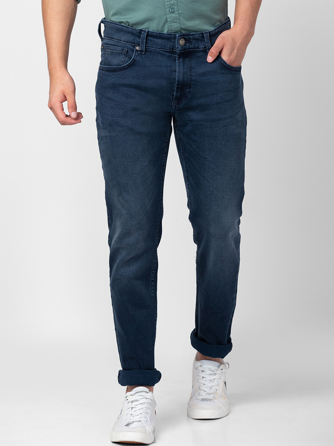 SPYKAR Men Light Fade Cotton Jeans