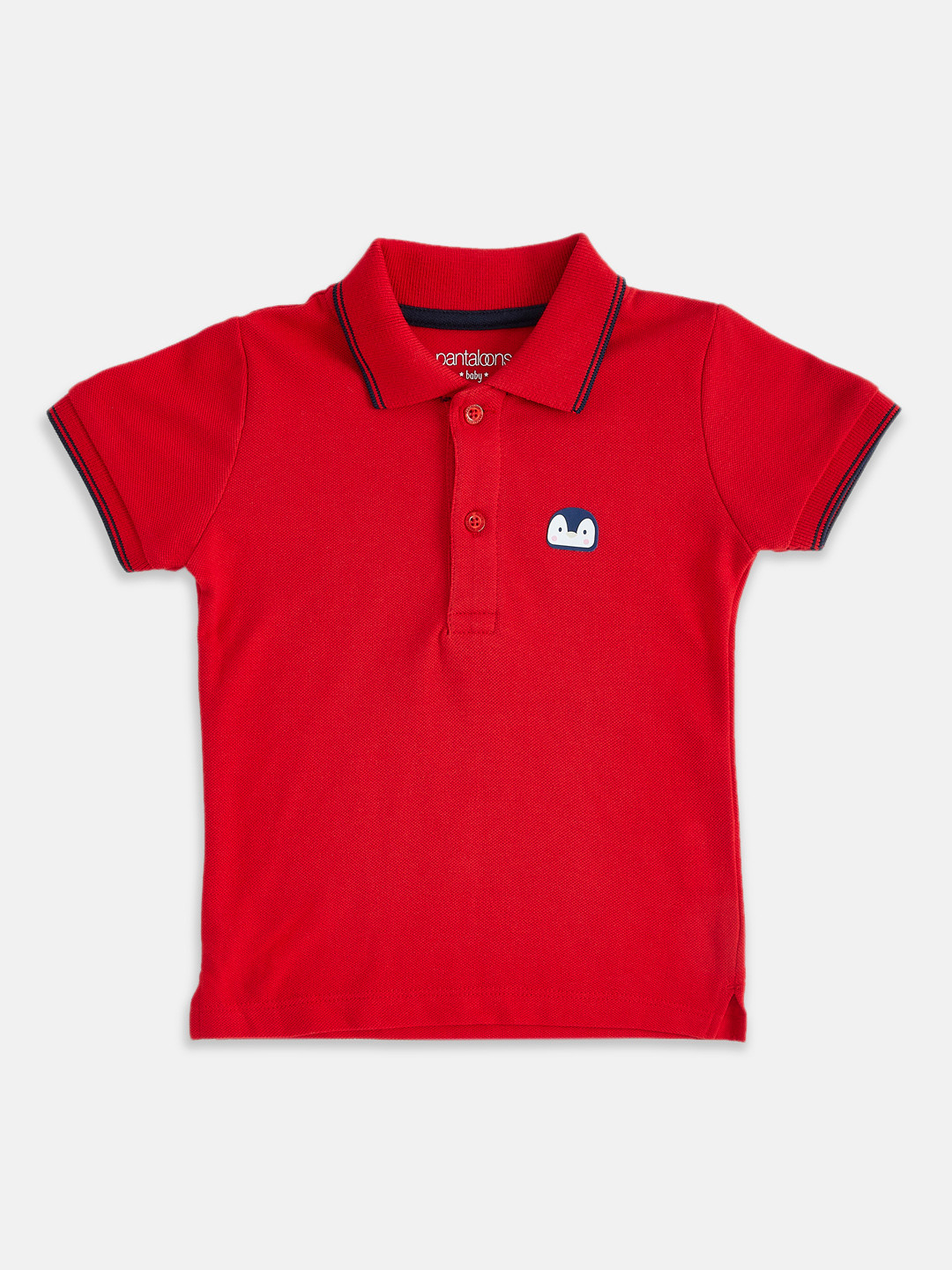 Pantaloons Baby Cotton Red Printed T-shirt