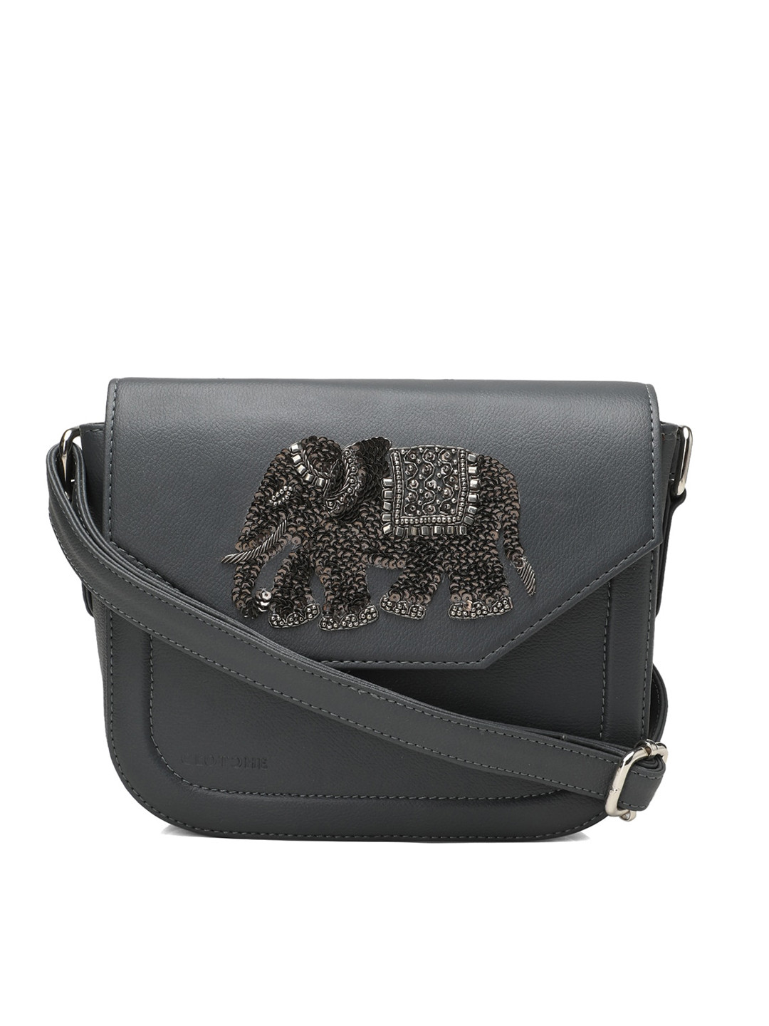 Clotche Leather Structured Sling Bag