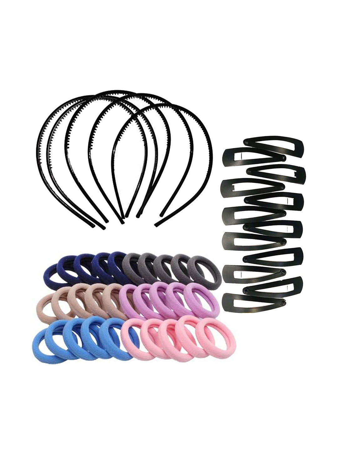 CHRONEX Women Set of 29 Multicoloured Hair Accessory Set