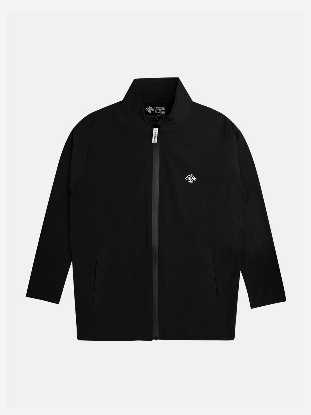 CHIMPRALA Boys Black Lightweight Training or Gym Sporty Jacket