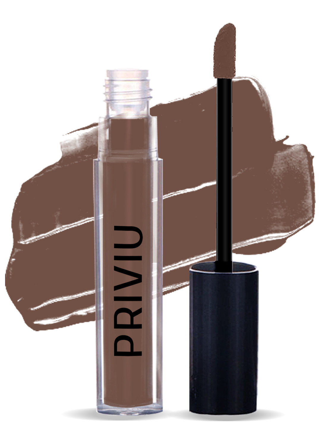 PRIVIU Hydra Matte Waterproof & Ultra-Pigmented Liquid Lipstick 4 ml- Coffee 11